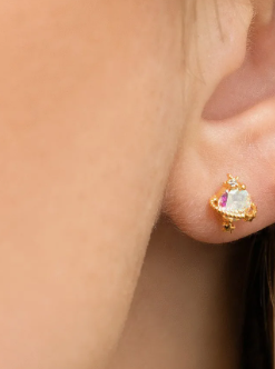 Cosmic Stardust Planet Earrings
