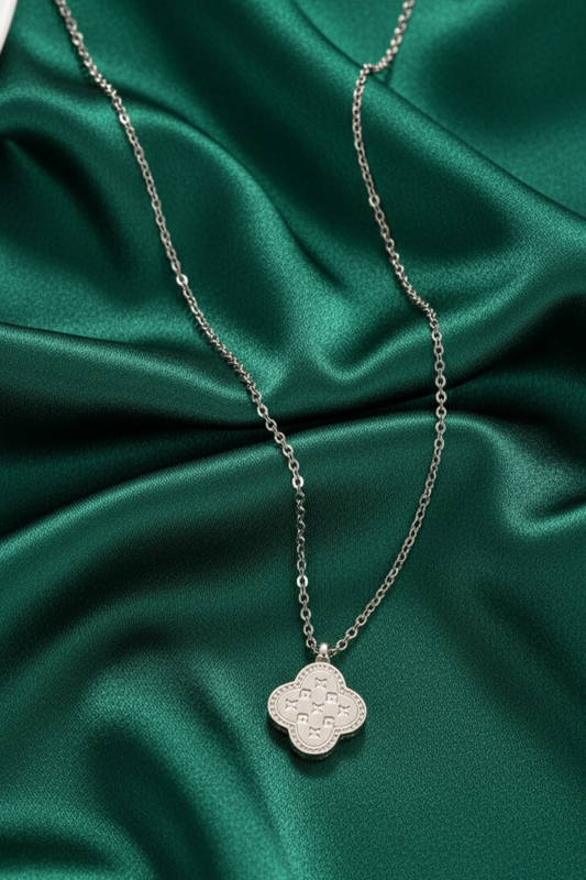 Titanium Steel Clover Necklace